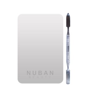 MIXING PALETTE AND SPATULA